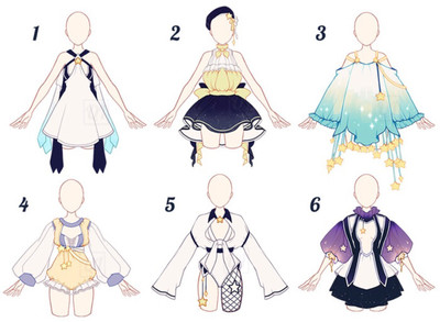 動(dòng)漫服裝素材。