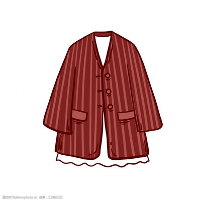 條紋外套圖片素材